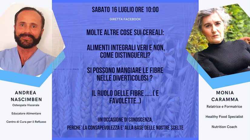 MOLTE ALTRE COSE SUI CEREALI - SI POSSONO MANGIARE LE FIBRE NELLE DIVERTICOLOSI ?